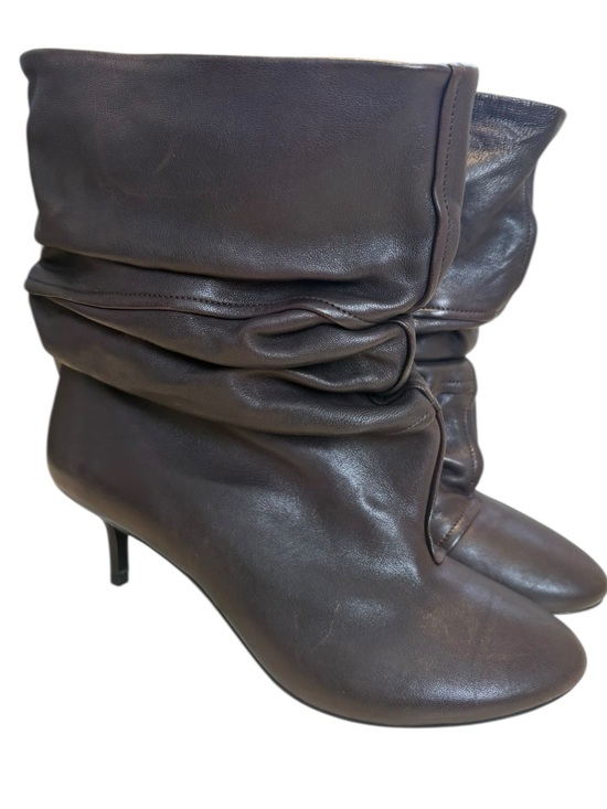 H&M Studio Collection 2026 NWT Heeled Leather Boots in Sz 38 - Picture 6 of 11